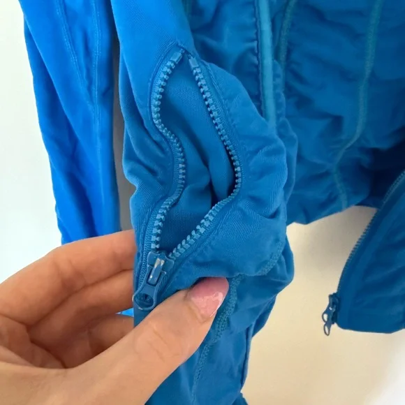 Zella Blue Utility Jacket with Fitted Silhouette - Picture 2 of 4